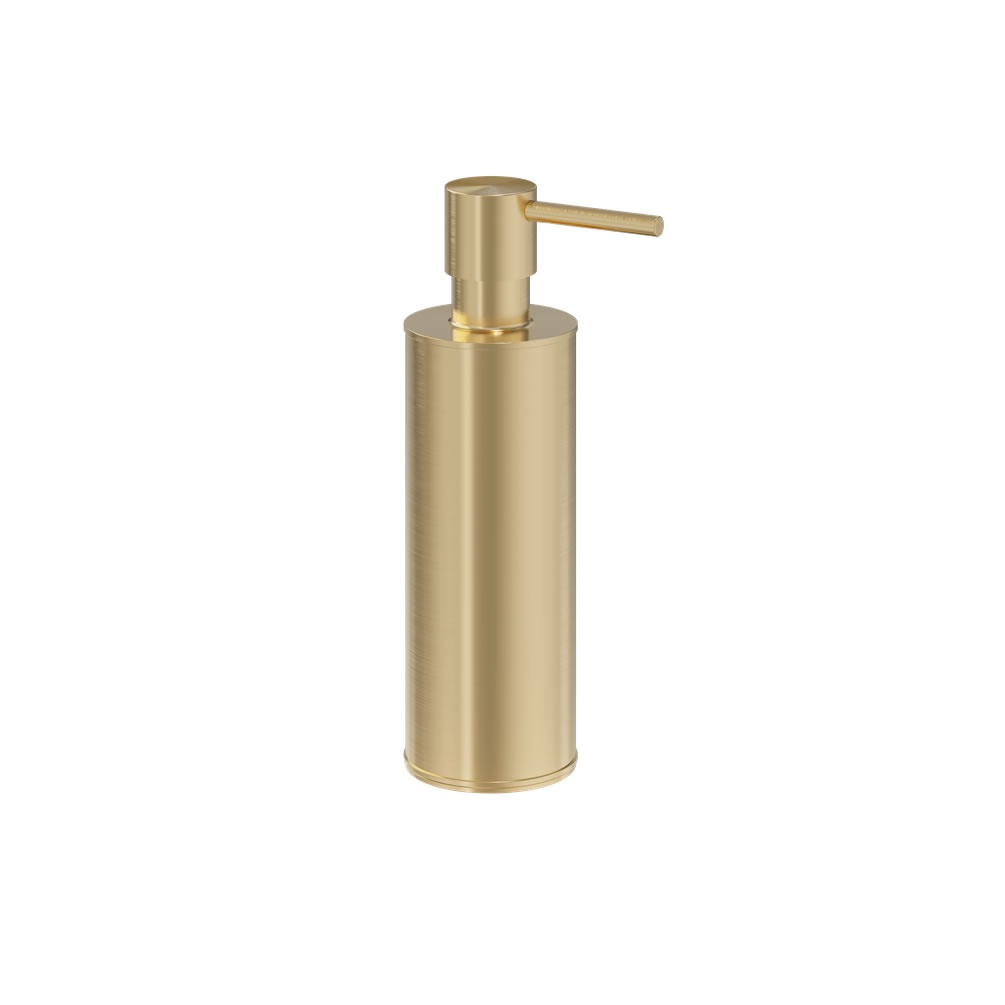 Cutout image of Crosswater MPRO Brushed Brass Freestanding Soap Dispenser